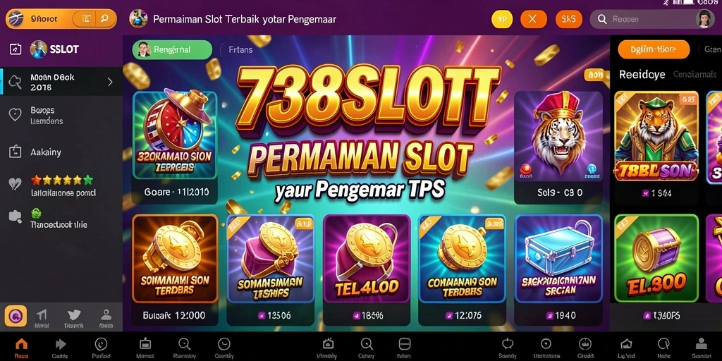 Tampilan gameplay 738SLOT yang menarik dan mendebarkan.