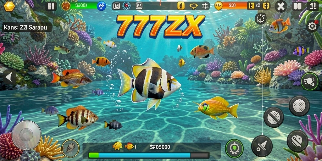 Tangkapan ikan besar dalam gameplay 777ZX yang seru.