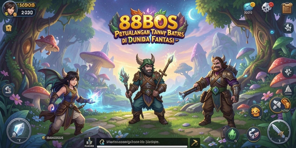 Screenshot gameplay 88BOS yang menampilkan aksi petualangan seru.