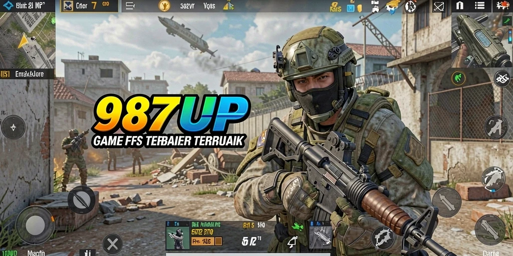 Tangkapan layar gameplay <strong>987UP</strong> menunjukkan pertempuran seru di medan perang.