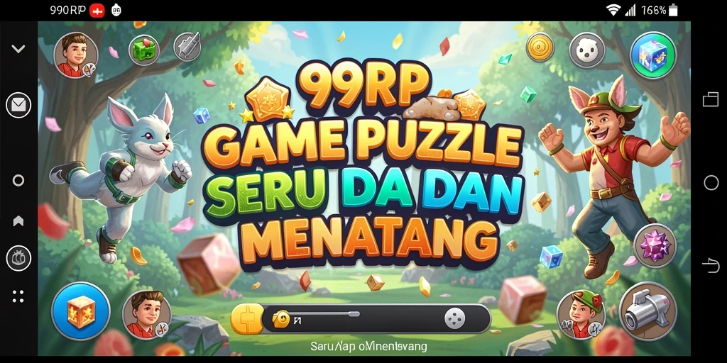 Tangkapan layar gameplay dari 99RP yang menunjukkan teka-teki yang menarik.