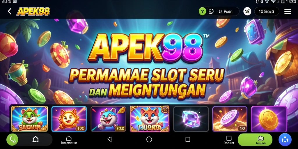 Tampilan gameplay APEK88 yang mendebarkan dan penuh warna.