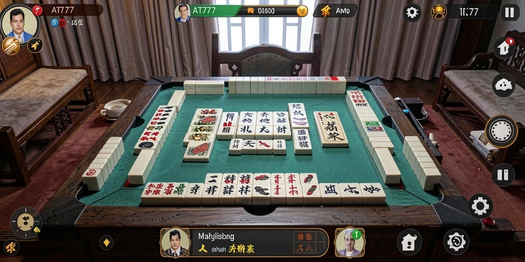 Tampilan gameplay AT777 yang memikat dalam permainan Mahjong.