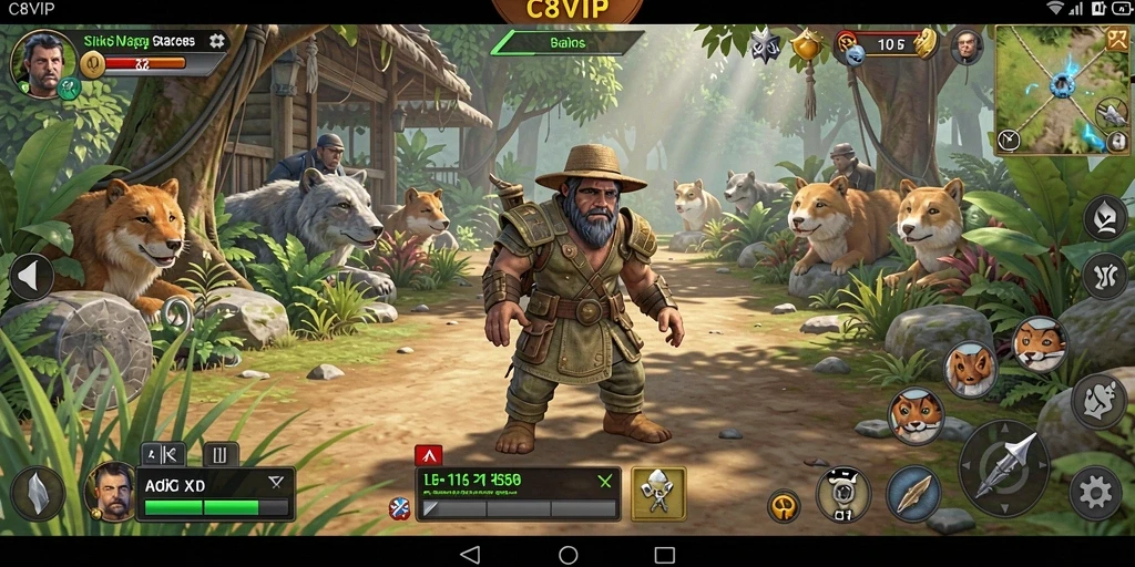 Tangkapan layar gameplay C8VIP menampilkan pengalaman simulasi yang realistis dan menyenangkan.
