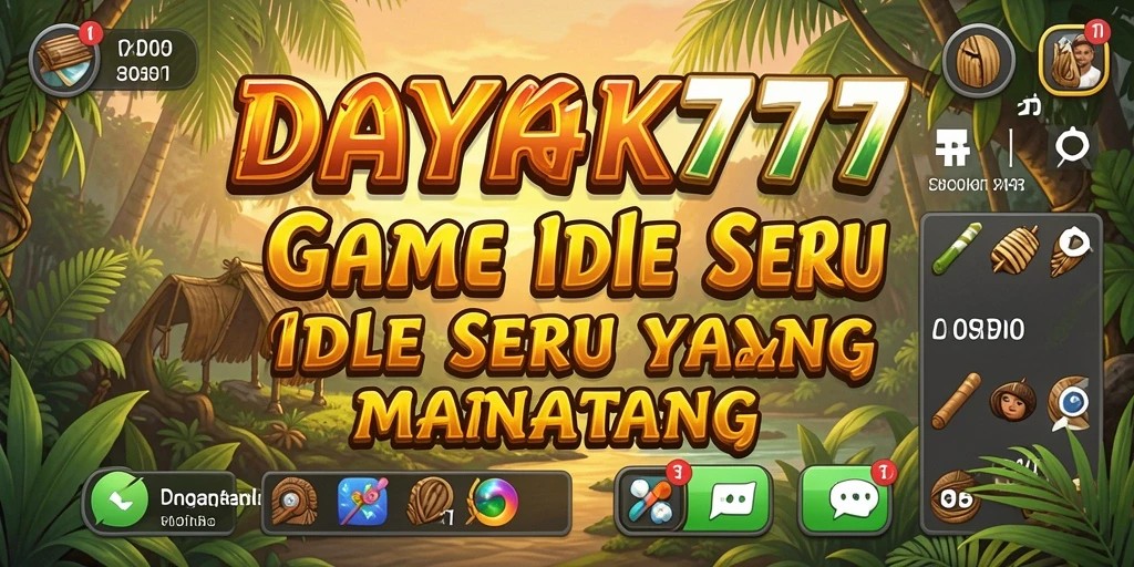 Tampilan gameplay yang menawan dari <strong>DAYAK777</strong> saat karakter bekerja otomatis.