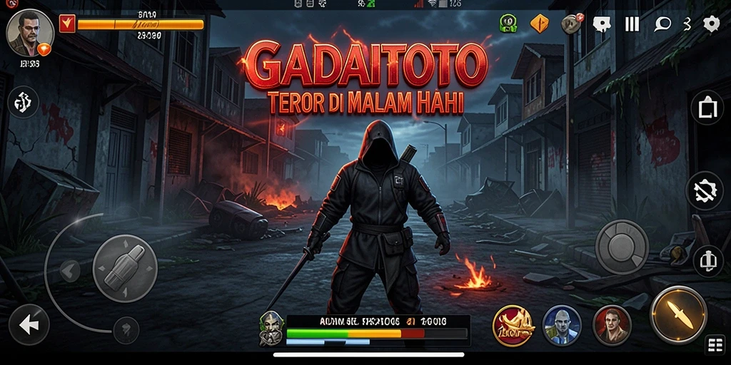 Gameplay GADAITOTO yang mencekam dan penuh ketegangan.