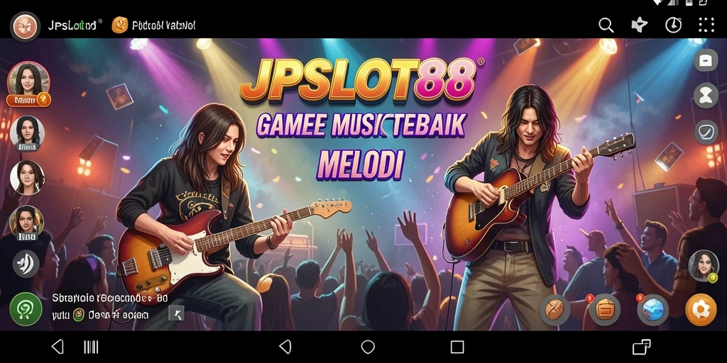 Screenshot JPSLOT88 menunjukkan gameplay seru dengan iringan musik.