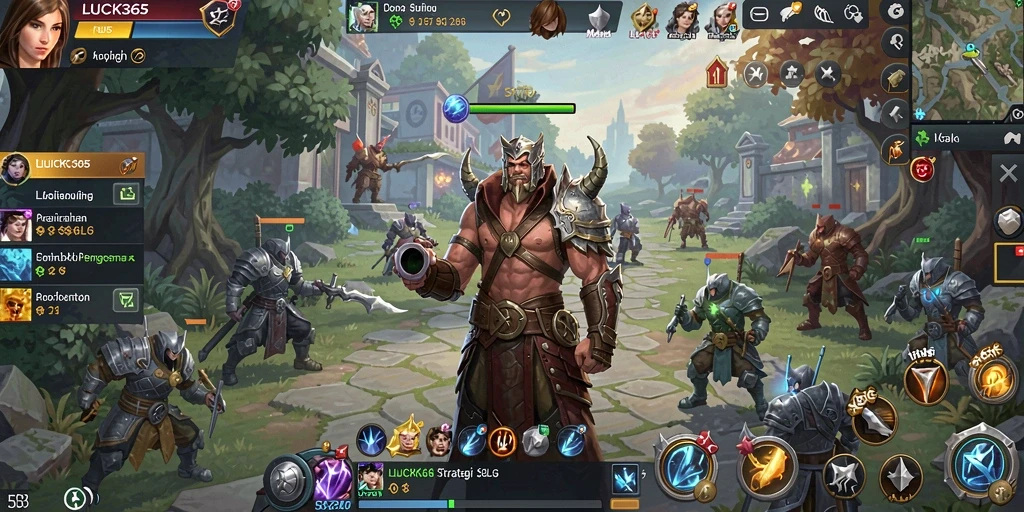 Tampilan menarik dari gameplay SLG LUCK365 yang memikat.