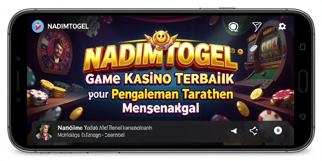 Screenshot gameplay NADIMTOGEL yang menarik dengan suasana Kasino.