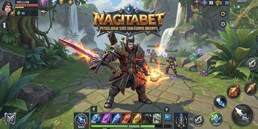 Screenshot gameplay NAGITABET dengan grafis menakjubkan.