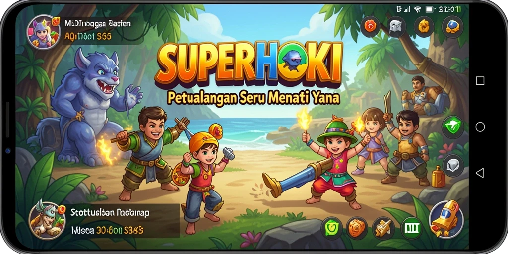 Gameplay menarik dari SUPERHOKI dengan tantangan seru.
