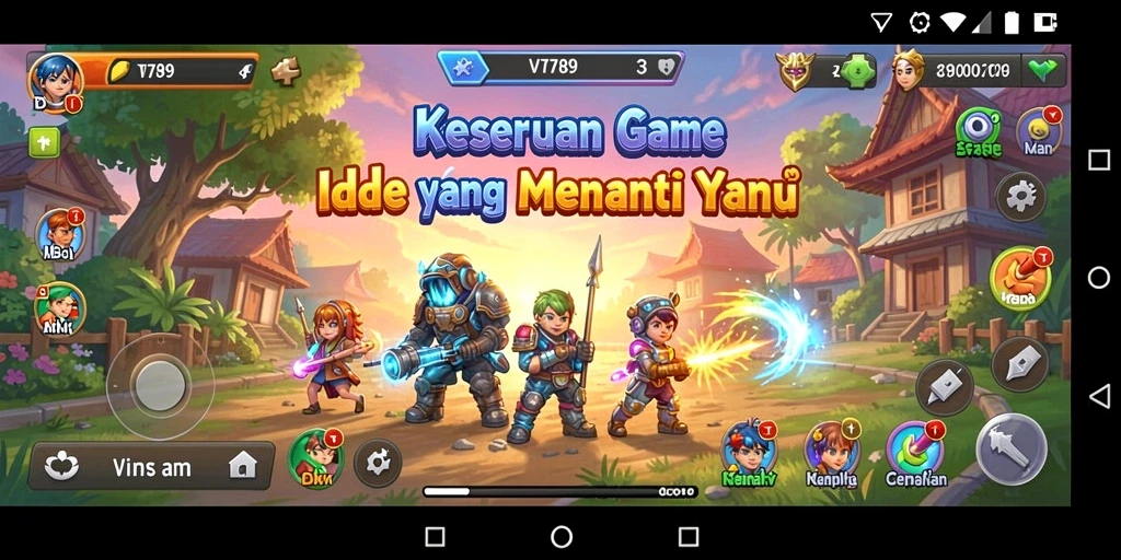 Tampilan gameplay VT789 yang menarik dan penuh warna.